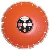 Heavy Duty Orange Asphalt/Green/Overlay Blades - 'R' Insert Segment 10632 Diamond Products 12" x .125