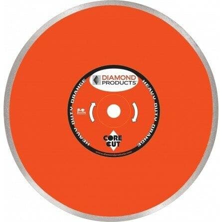 Heavy Duty Orange Continuous Rim Wet Tile Diamond Blades - Diamond Products