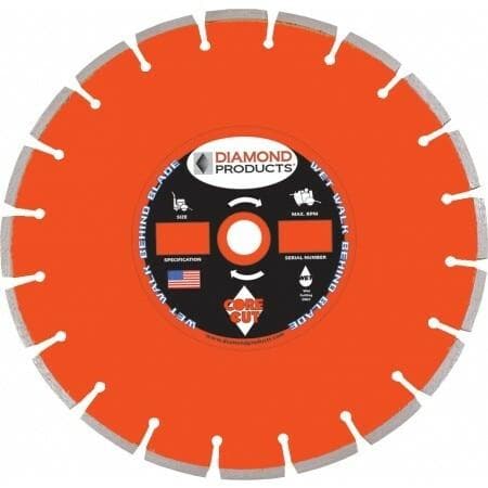 Heavy Duty Orange Cured Concrete Diamond Blades - H - Diamond Products