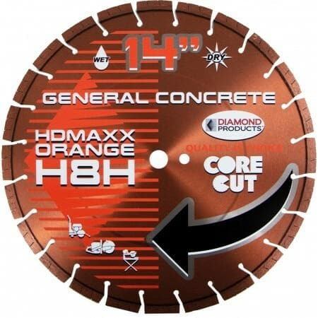 Heavy Duty Orange MAXX High Speed Diamond Blades - H8H - Diamond Products