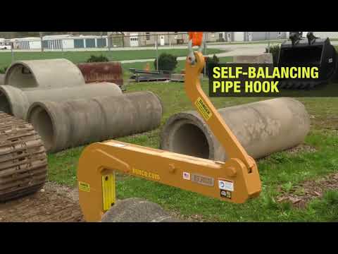 PH30000 Mechanical Pipe Hook | Video showing different models, weight capacities, and video on how to use Pipe Hooks