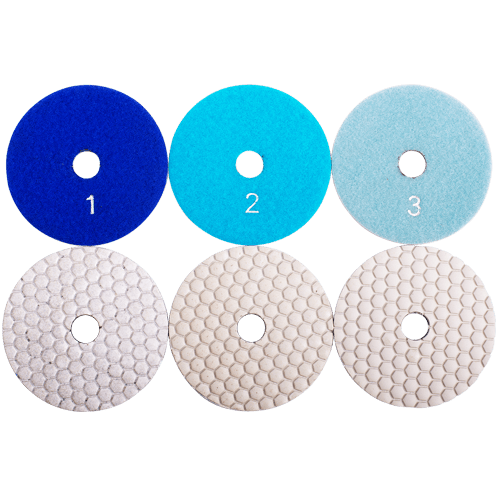 Hybrid Polishing Pads, 3 Step, ASHT - Diamond Tool Store