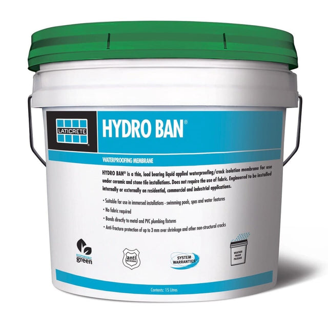 Hydro Ban Membrane Sheet Water Proof liquid rubber polymer - Laticrete