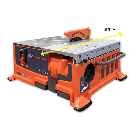 iQ228CYCLONE 7" Dry Cut Tile Saw & Accessories - IQ Power Tools