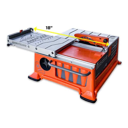 iQ228CYCLONE 7" Dry Cut Tile Saw & Accessories - IQ Power Tools