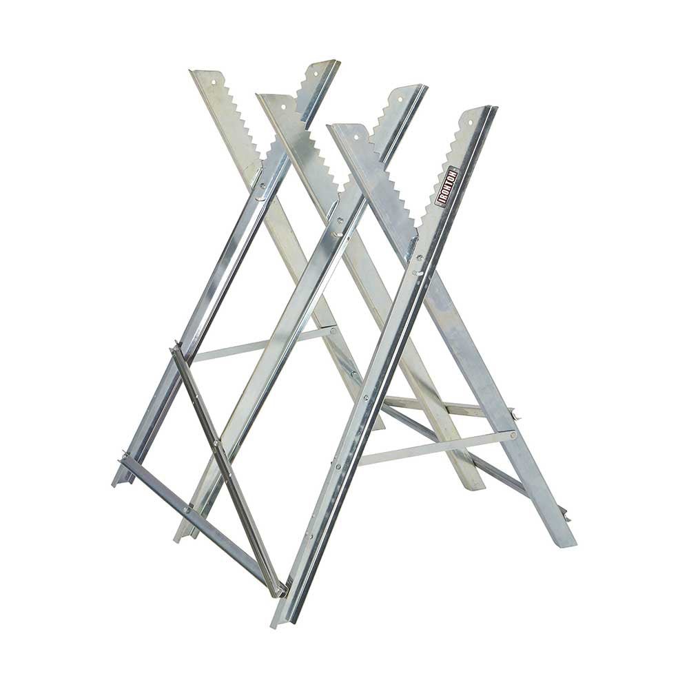 Ironton Adjustable Steel Sawhorse | 330-Lb. Capacity - Ironton