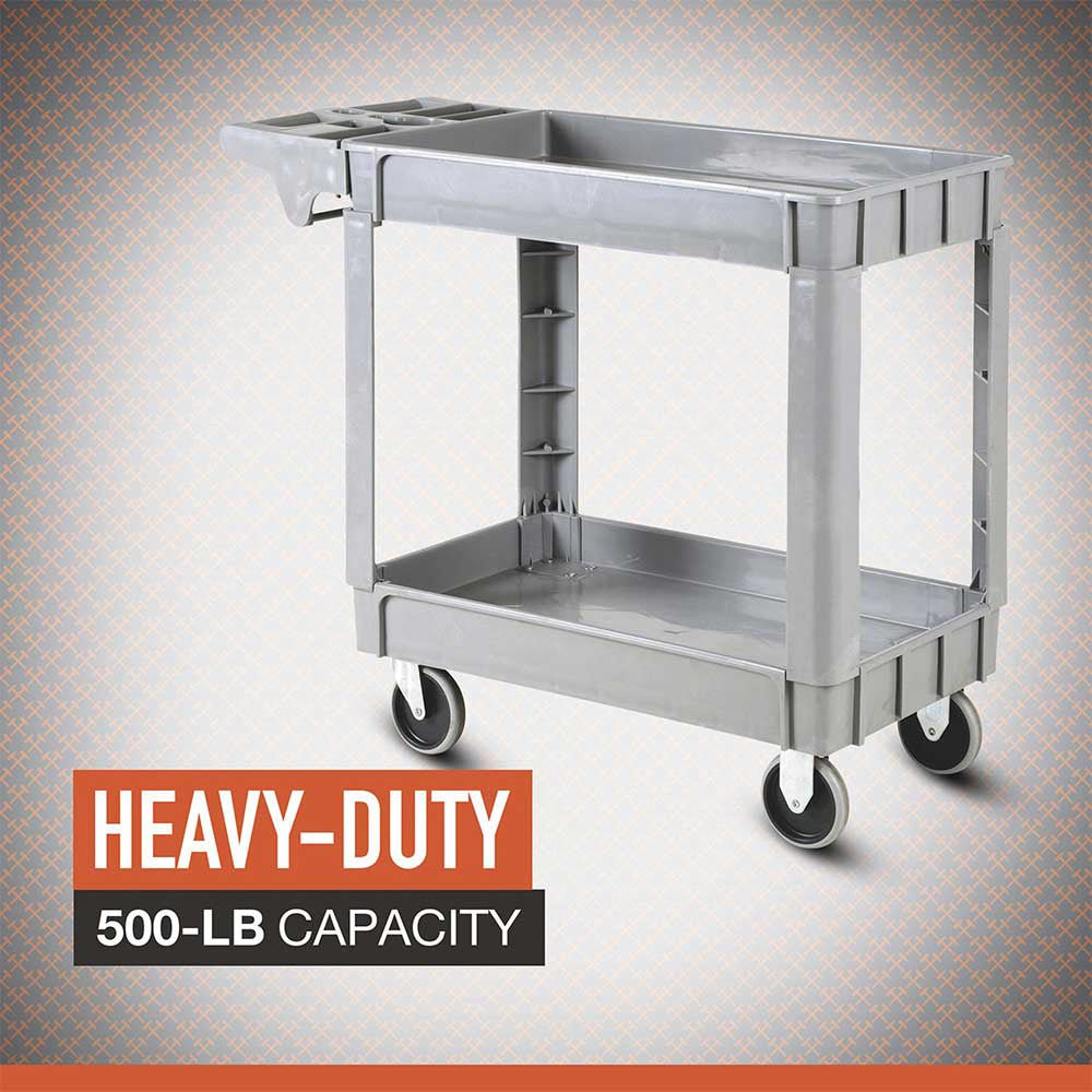 Ironton Utility Cart | 500-Lb. Capacity | 40-In. L x 17-In. D x 32 9/10-In. H - Ironton