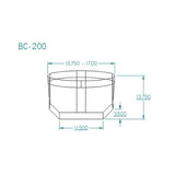 Jescraft Barrel Cart For Self-Leveling Underlayment - Jescraft