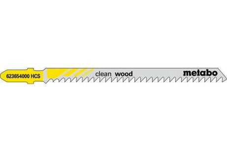 Jigsaw Blades "Clean Wood" - 5 per Pack - Metabo