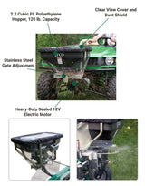 Jrco Broadcaster Spreader | Foot Control | Utility Vehicles - Jrco