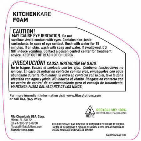 Kitchenkare Foam - Case of 6 - Fila Solutions