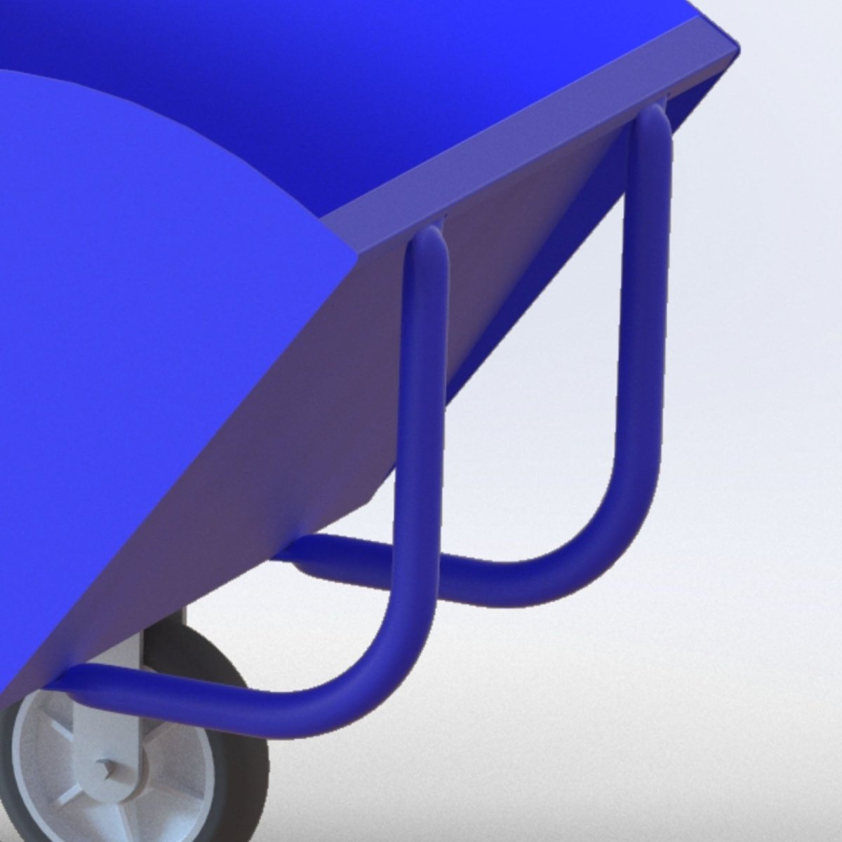 Low-Profile Chip Dump Cart With Rockers - Jescraft