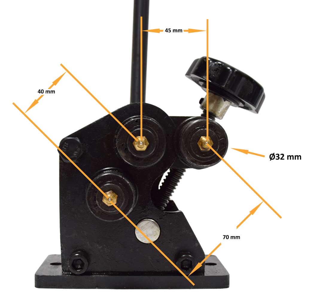 Manual Roll Bender R-M3 - Baileigh