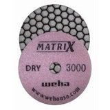 Matrix Dry Honeycomb Matte Finish Diamond Polishing Pads - Weha