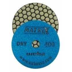 Matrix Dry Honeycomb Matte Finish Diamond Polishing Pads - Weha