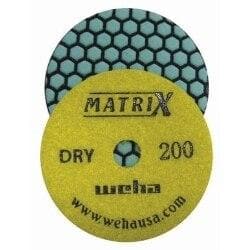 Matrix Dry Honeycomb Matte Finish Diamond Polishing Pads - Weha