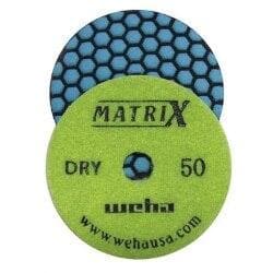 Matrix Dry Honeycomb Matte Finish Diamond Polishing Pads - Weha