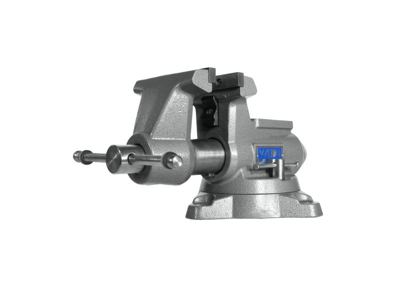 Mechanics Pro Vise 5-1/2" Jaw Width, 5" Jaw Opening, 360° Swivel Base - Wilton