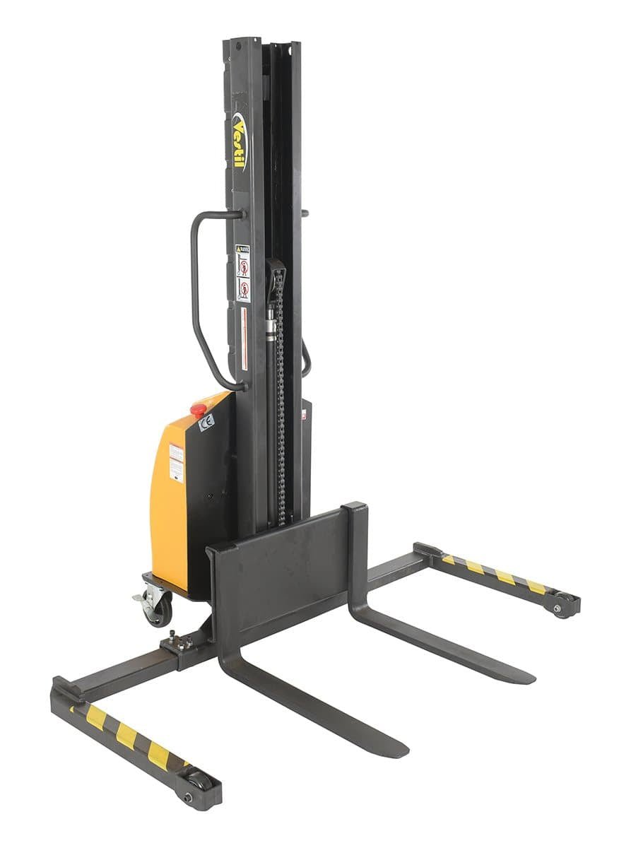 Narrow Mast Stackers with Powered Lift | Vestil MFG | Pallet Lifter ...