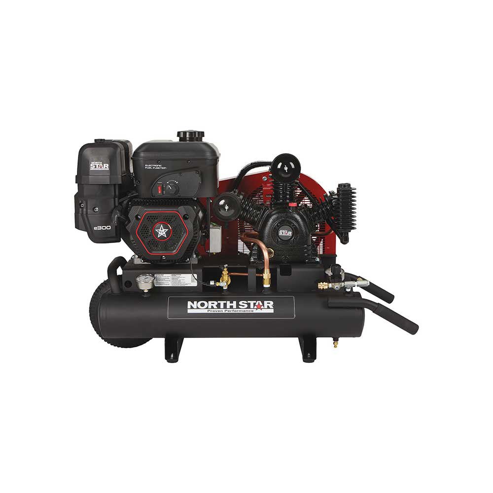 NorthStar Gas Powered Air Compressor | 8-Gal | 14.9 CFM @ 90PSI | E300 - NorthStar