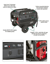 NorthStar Generator | 5,500 Surge Watt | Recoil Start | Honda GX270 - NorthStar