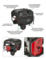 NorthStar Generator | 8,000 Surge Watt | Electric Start | Honda GX390 - NorthStar