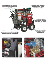 NorthStar Hot Water Pressure Washer W/Wet Steam | 3000 PSI | 4.0 GPM | Kohler Engine - NorthStar