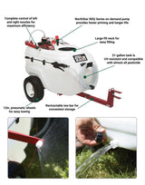 NorthStar Tow-Behind Broadcast and Spot Sprayer | 31-Gallon | 2.2 GPM - NorthStar