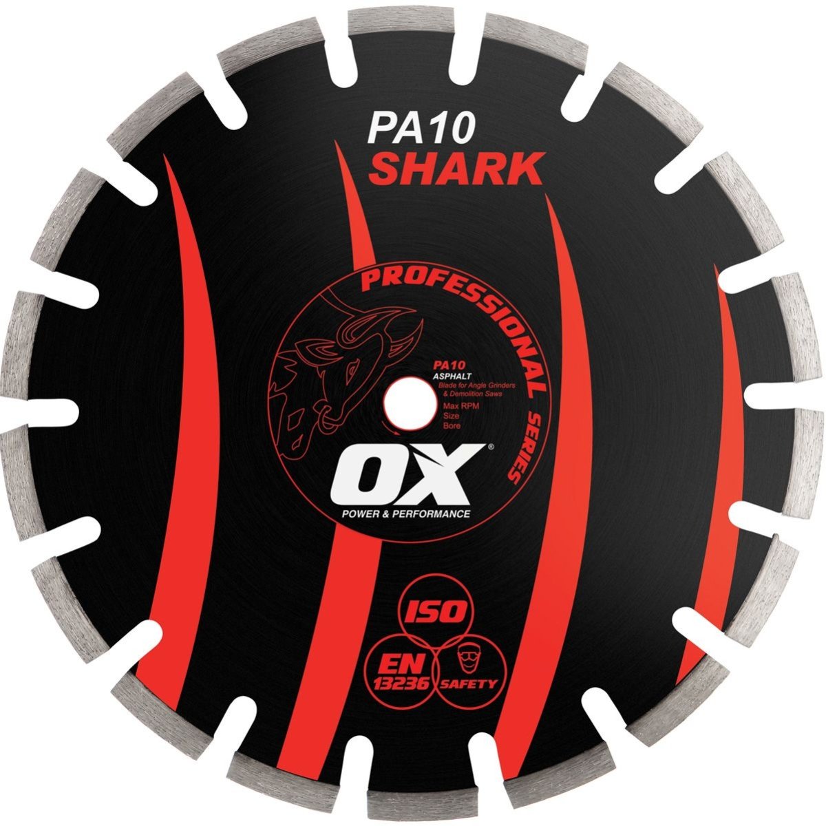 Ox Pro Asphalt Diamond Blade - Ox Tools