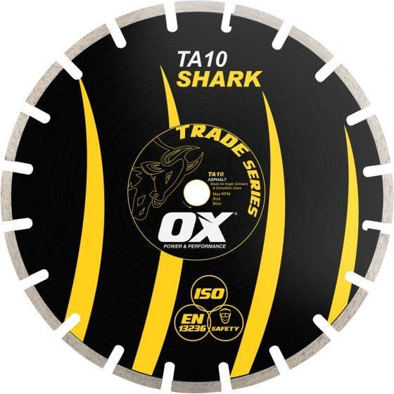 Ox Trade Asphalt Diamond Blade 1 - 20Mm Bore Ox Tools