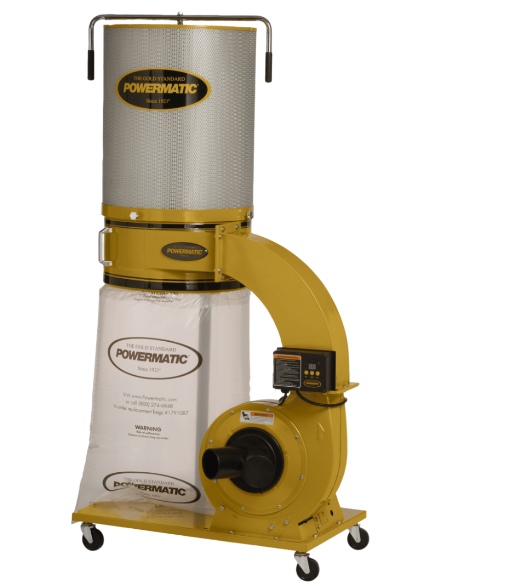 PM1300TX-CK Dust Collector, 1.75HP 1PH 115/230V, 2-Micron Canister Kit - Powermatic