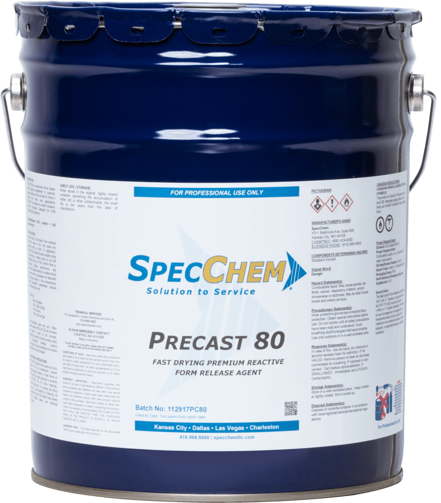 Precast 80 - Fast-Drying Premium Reactive Form Release