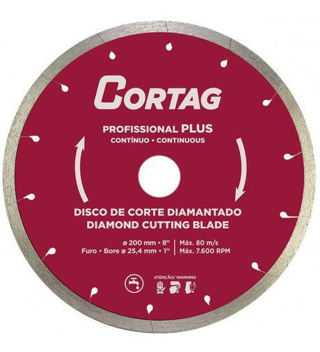 Professional Plus 8" Diamond Blade - Cortag