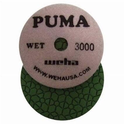 Puma Diamond Polishing Pads Wet Geo Pattern Granite Quartz - Economy 40436 Weha 3000