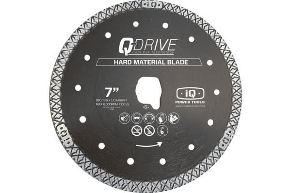 Q-Drive Blades 7" Hard Materials Blade - IQ Power Tools