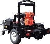 QP4TKT28 Diesel Pump on Trailer - Multiquip