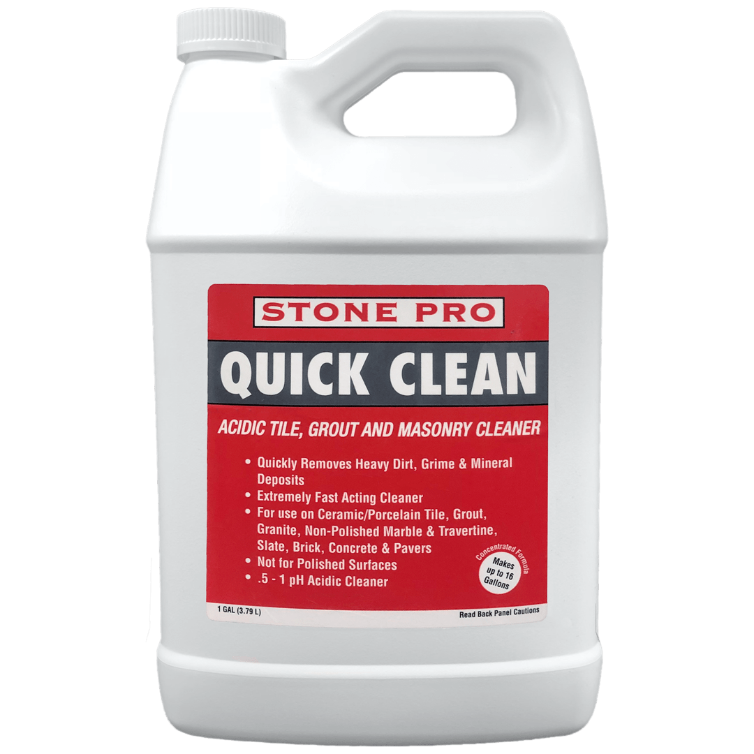 Quick Clean Acidic Tile & Grout Cleaner - Stone Pro