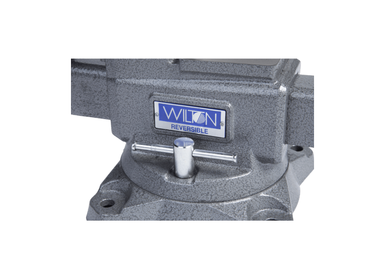 Reversible Bench Vise 5-1/2” Jaw Width with 360° Swivel Base - Wilton