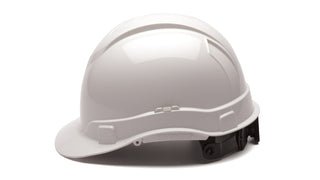 Ridgeline Cap Style White Hard Hat - Box of 10 - Pyramex