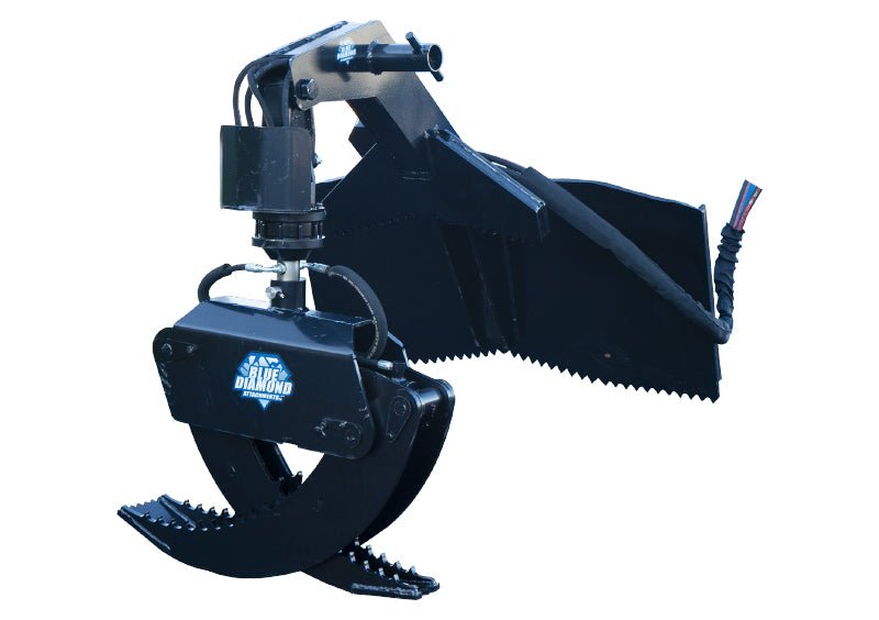 Rotating Log Grapple | Grapple Log Skid Steer Attachment – Diamond Tool ...