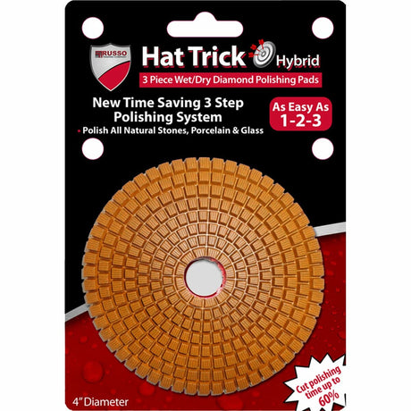 RTC Hat Trick Hybrid 3 Step Polishing Pads - Set RTC Products