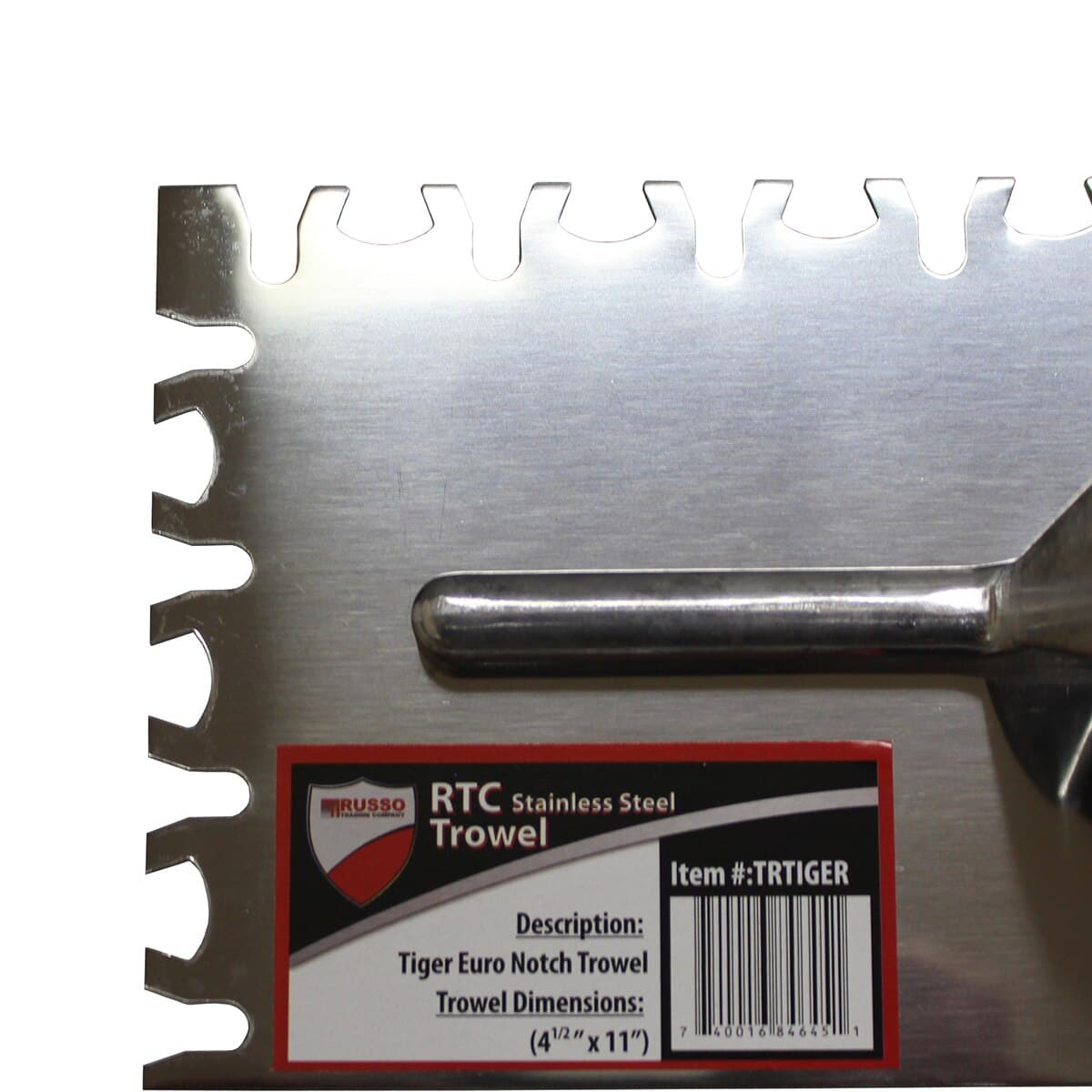 RTC Tiger Euro Notch Trowel - RTC Products