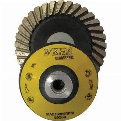 Rubber Diamond Cup Wheel - Weha