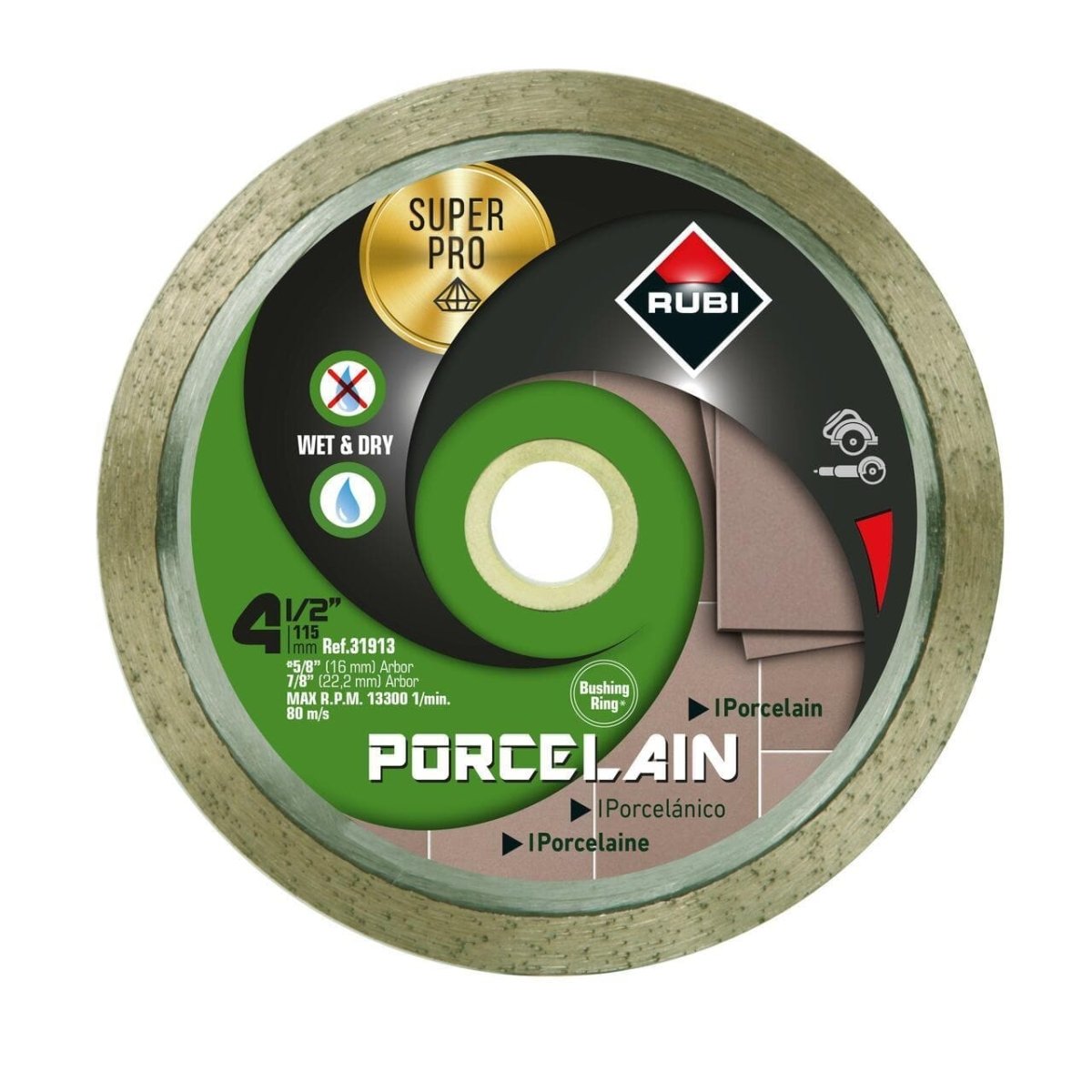 Rubi Porcelain Cutting Pro Diamond blade - Rubi Tools