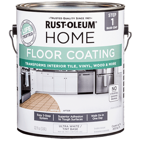 Rust-Oleum Home Floor Ultra White / Tint Base Base Coat - Gallon (2 Count) - Rust-Oleum