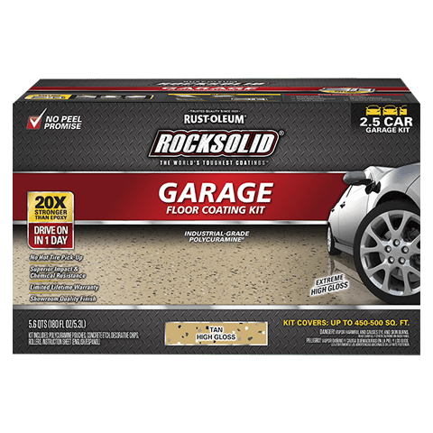 Rust-Oleum Rocksolid Polycuramine® Garage Floor Coating Kit - Rust-Oleum