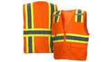 RVZ23 Series Class 2 Hi-Vis Orange Safety Vests - Pyramex