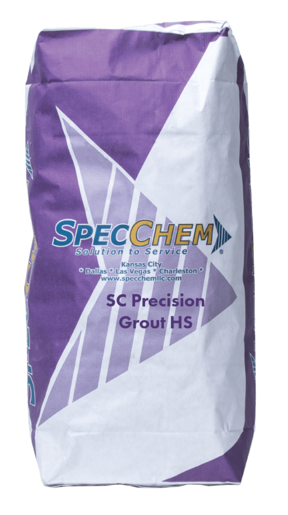 SC Precision Grout HS High Performance/High-Strength Grout - SpecChem