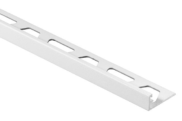 SCHIENE Aluminum Edge Trim – 8' 2-1/2" A30MBW Schluter Matte White 3 mm (1/8")