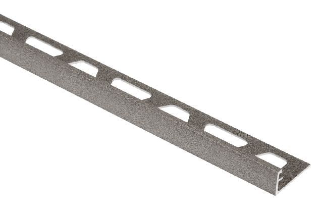 SCHIENE Aluminum Edge Trim – 8' 2-1/2" A60TSSG Schluter Stone Grey 6 mm (1/4")